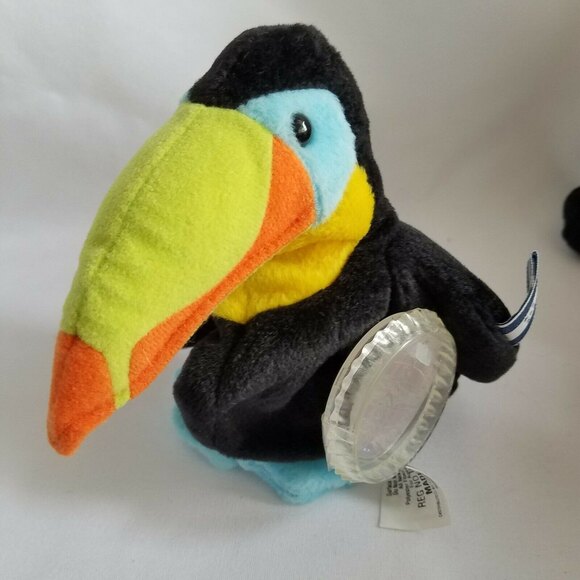 Coca Cola Plush Beanie Babies Lot of 7 Coke Collectibles - Picture 6 of 9